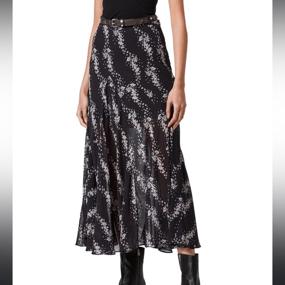 All Saints Skirts All Saints Primina Cultivar Skirt Midi Length